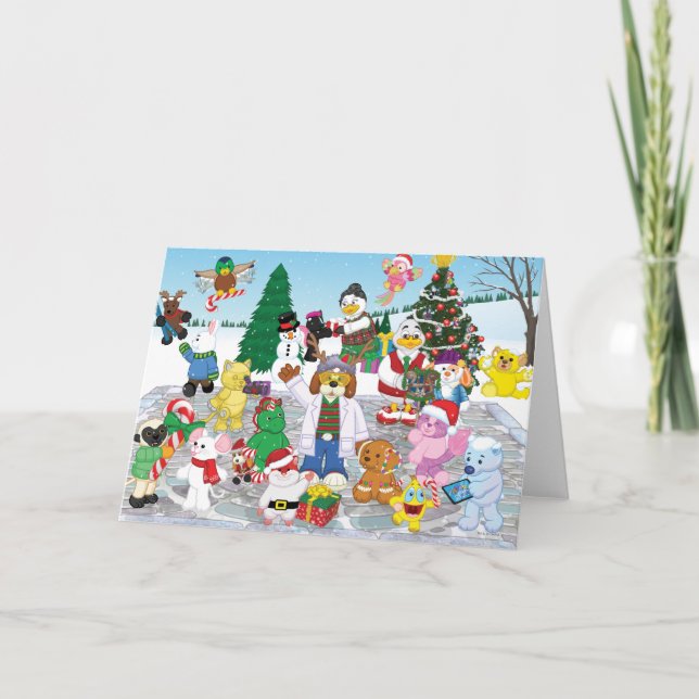 Tarjeta Festiva ¡Felices Fiestas! (Anverso)