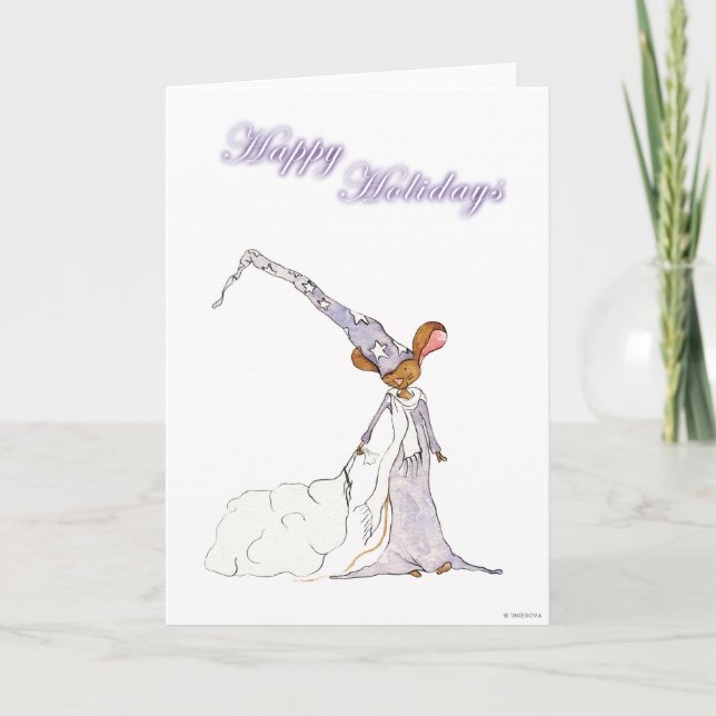 Tarjeta Festiva Felices Fiestas (Anverso)