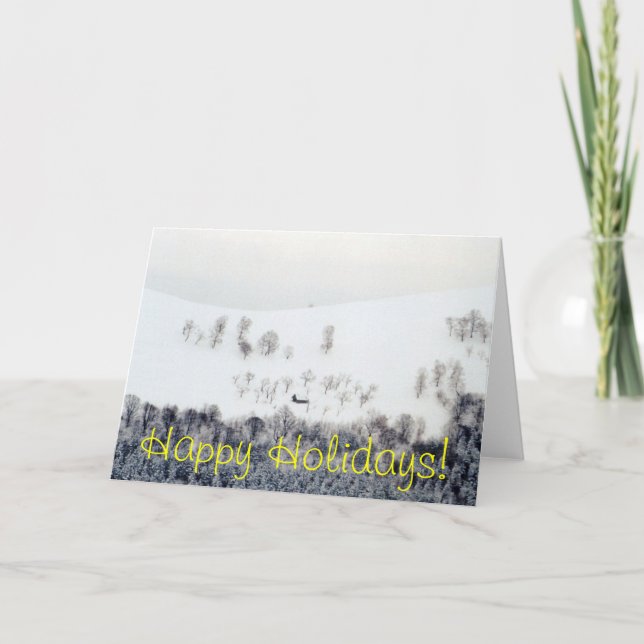 Tarjeta Festiva ¡Felices Fiestas! (Anverso)