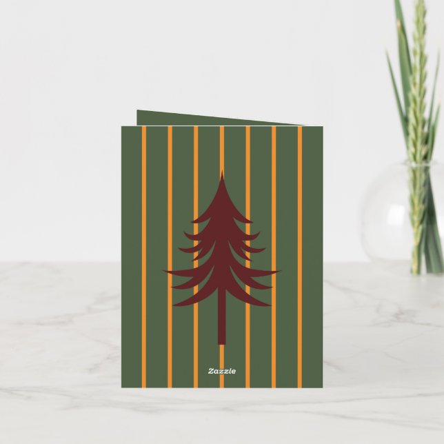 Tarjeta Festiva Felices Fiestas (Reverso)