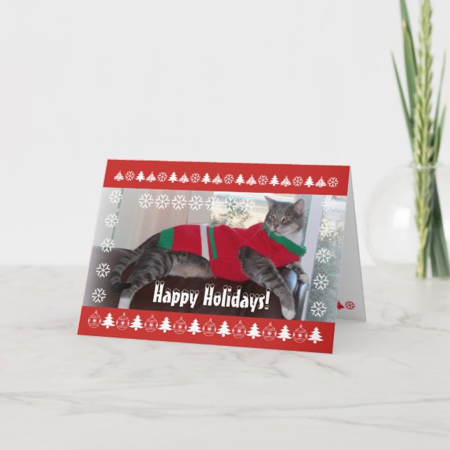 Tarjeta Festiva ¡Felices fiestas! (Anverso)