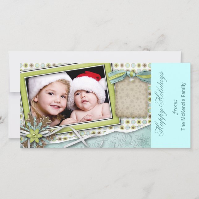 Tarjeta Festiva Felices Fiestas (Anverso)