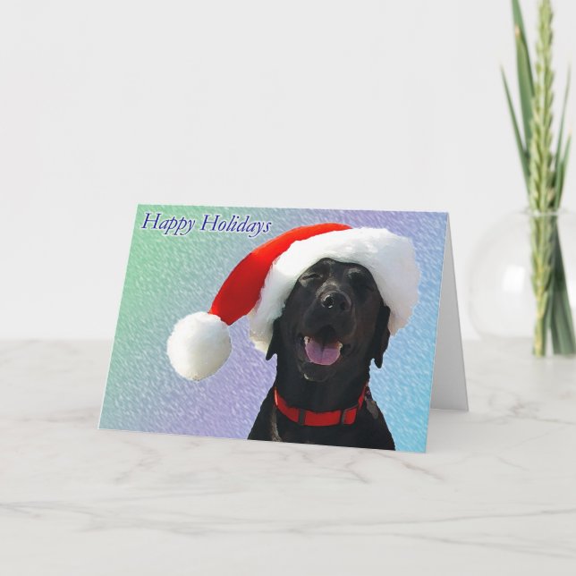 Tarjeta Festiva Felices Fiestas (Anverso)