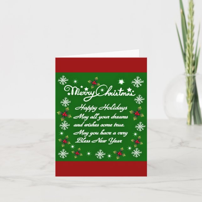 Tarjeta Festiva Felices Fiestas#4_ (Anverso)