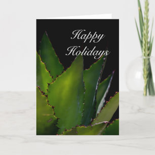 Tarjeta Festiva Felices Fiestas, Agave