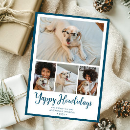 Tarjeta Festiva Felices Fiestas Caninas 4 Fotos