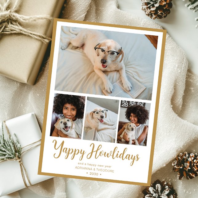 Tarjeta Festiva Felices Fiestas Caninas 4 Fotos (Subido por el creador)