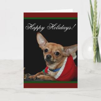Tarjeta Festiva Felices fiestas Chihuahua