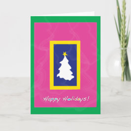 Tarjeta Festiva Felices fiestas | Diseño de Matisse Moderno