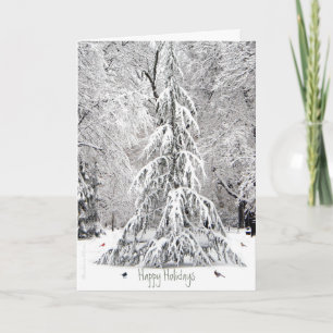 Tarjeta Festiva Felices Fiestas: Disfruta de los Placeres Simples-
