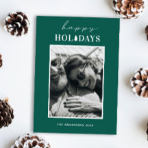 Felices fiestas | Foto de Navidades verdes moderno