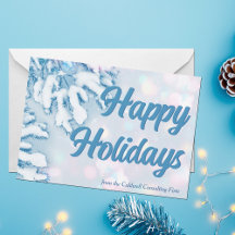 Felices Fiestas Hermosos Copos de Nieve de Inviern