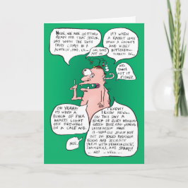 Tarjeta Festiva Felices fiestas - lo que sea