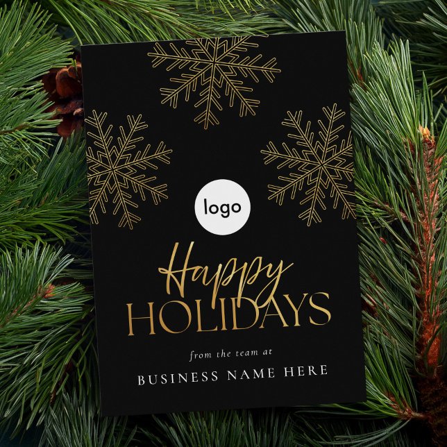 Tarjeta Festiva Felices fiestas Moderno De Oro De Atracciones De S (Subido por el creador)