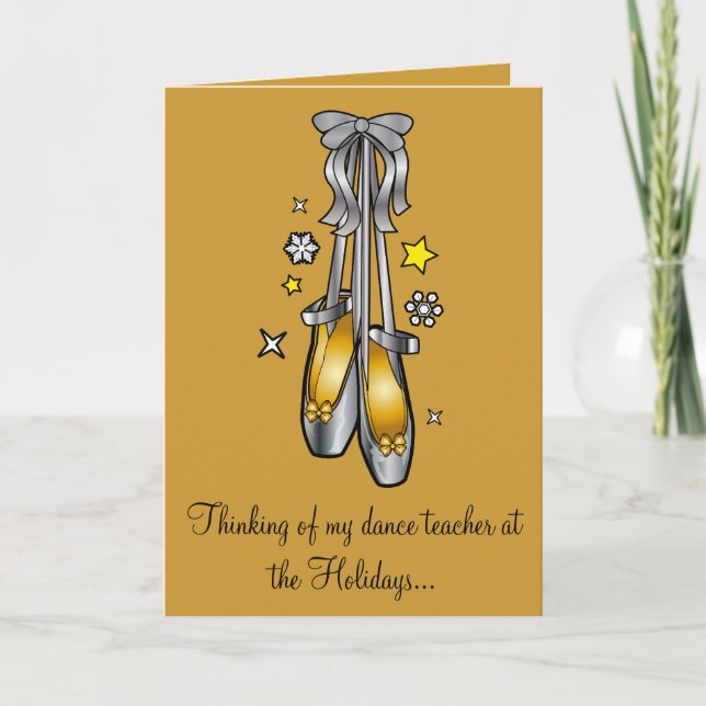 Tarjeta Festiva Felices Fiestas No Denominacionales Profesores de  (Anverso)