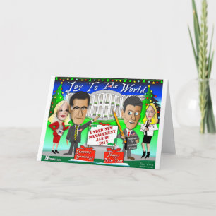 Tarjeta Festiva Felices Fiestas Nueva Gestión
