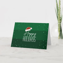 Tarjeta Festiva Felices Fiestas Tipografía Típografía Navidades Ve