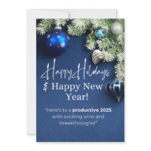 Felices Fiestas y Feliz Año Nuevo 2025