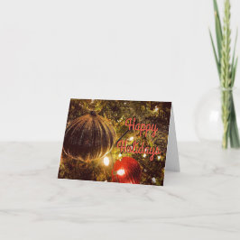 Tarjeta Festiva Felices fiestas y mejores deseos