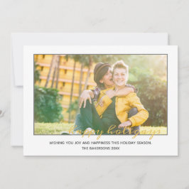 Tarjeta Festiva Felices holigays, Navidades LGBTQ