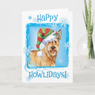 Tarjeta Festiva Felices Howlidays Berger Picard