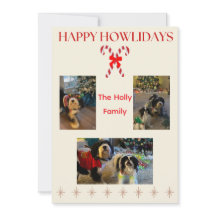 Felices Howlidays Cañas de Caramelo y Brillo