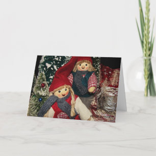 Tarjeta Festiva Felices Navidad,