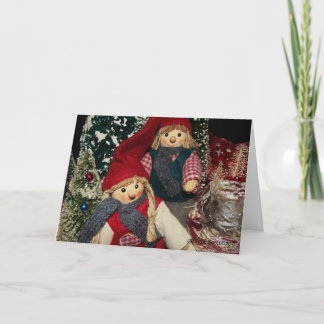 Tarjeta Festiva Felices Navidad,