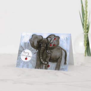 Tarjeta Festiva Felices Navidad. Ame toda la creación