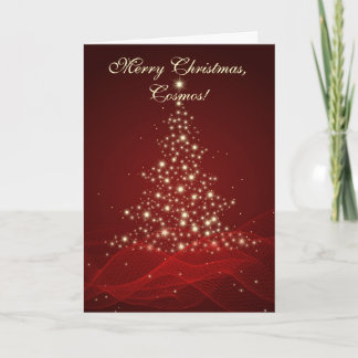 Tarjeta Festiva ¡Felices Navidad, cosmos!