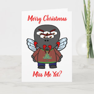 Tarjeta Festiva Felices Navidad. ¿Miss Me todavía?