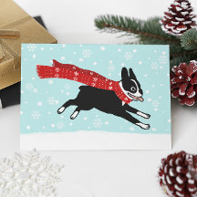 Felices Navidades de la Nieve de Invierno de Bosto