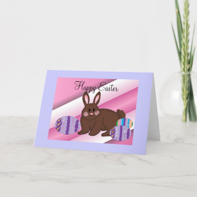 Tarjeta Festiva Felices Pascuas (Anverso)