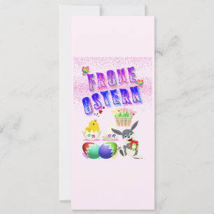 Tarjeta Festiva Felices Pascuas
