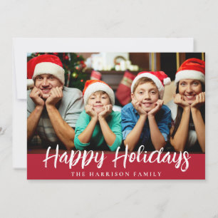 Tarjeta Festiva Felices vacaciones 4 guión gráfico