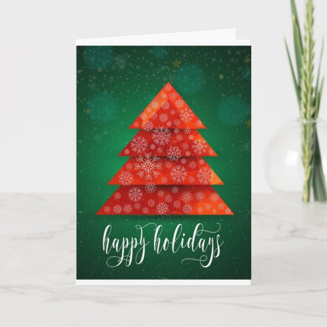 TARJETA FESTIVA FELICES VACACIONES A NUESTROS **VECINOS** (Anverso)