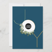 Felices vacaciones logotipo de negocios Alegría az