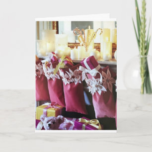 TARJETA FESTIVA **FELICES VACACIONES** NAVIDADES QUE TE ACOGEN!