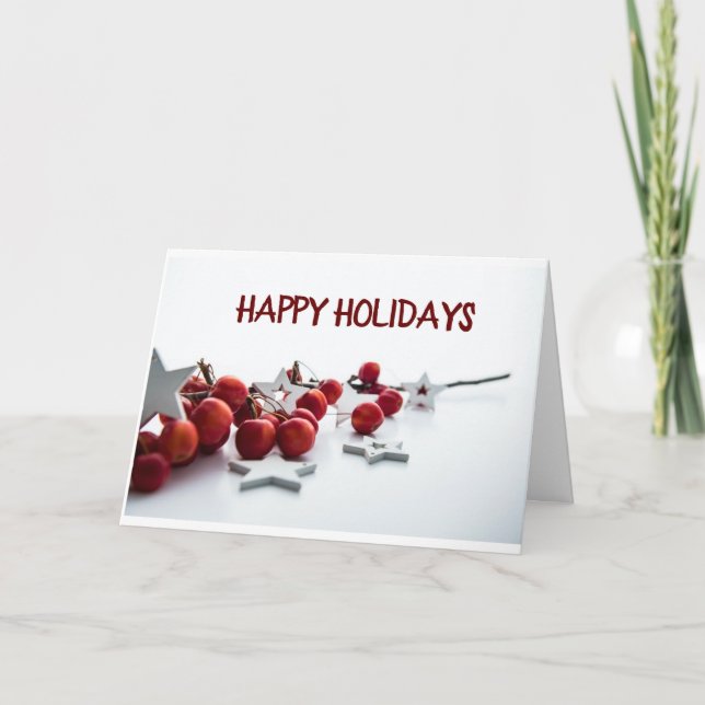 TARJETA FESTIVA *FELICES VACACIONES* PARA CUALQUIERA ESTE AÑO! DÍA (Anverso)