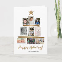 Felices vacaciones personalizados apiladas Fotos d