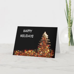 TARJETA FESTIVA FELICES VACACIONES Y FELICES VACACIONES DE AÑO NUE