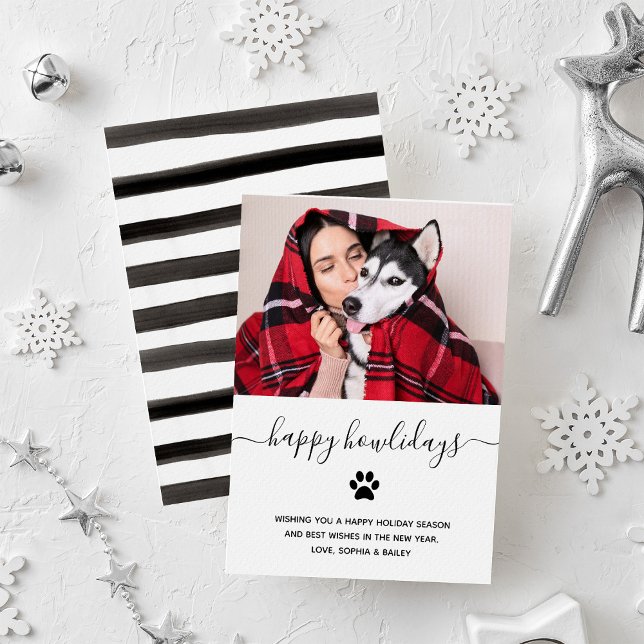 Tarjeta Festiva Felices y divertidas fiestas del perro | Foto (Subido por el creador)