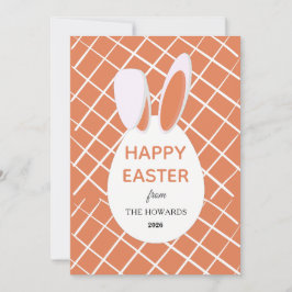Tarjeta Festiva Felicidad Pascua Patrones Modernos Elegantes Foto