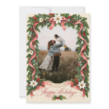 Felicidades en las Fiestas Corona Floral de Navida
