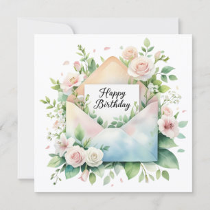 Tarjeta Festiva Felicidades y cálidos deseos de cumpleaños