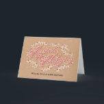 Tarjeta Festiva Felicitación de felicitaciones por vacaciones de n<br><div class="desc">Difunde alegría esta temporada de vacaciones con estas modas y elegantes tarjetas de vacaciones de los diseños de pulpa Naranja. El color de fondo se puede personalizar en línea o visitar orangepulpdesign.com para obtener más colores disponibles. Colores Personalizados y artículos coincidentes disponibles bajo petición. Póngase en contacto con nosotros para...</div>