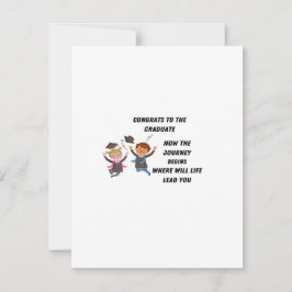 Tarjeta Festiva Felicitaciones al graduado por una