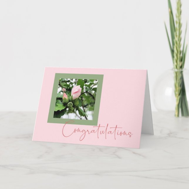 Tarjeta Festiva Felicitaciones - General - Rosa Rosa Rosa Rosa de  (Anverso)