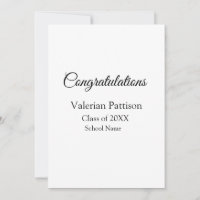 Felicitaciones graduado agregar nombre de escuela 