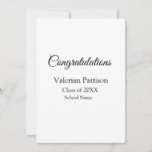 Felicitaciones graduado agregar nombre de escuela